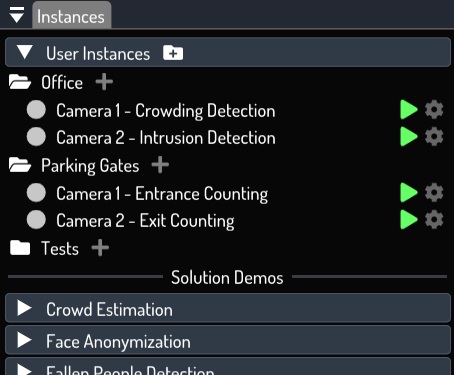 Instances Panel