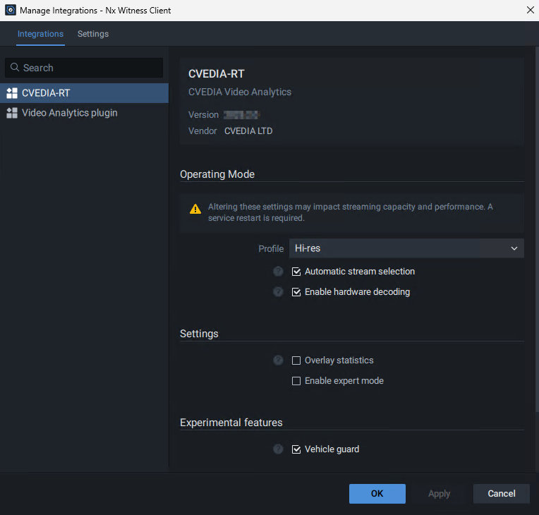 Administration Settings